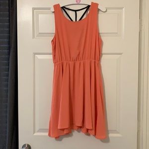 Bright colored mini sun dress